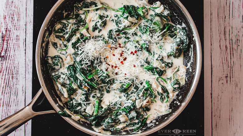 Creamed Spinach Recipe