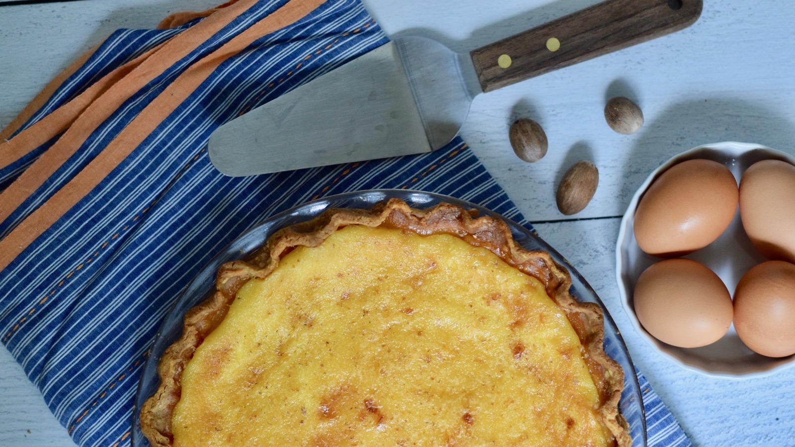 Classic Egg Custard Pie Recipe