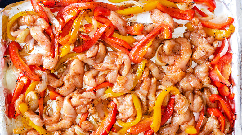 chicken peppers and onions