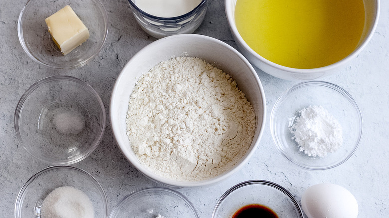 ingredients for funnel cake bites