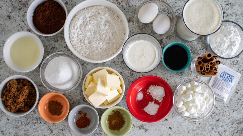 Mexican hot chocolate cupcakes ingredients