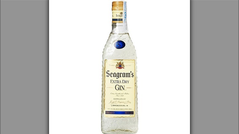 Seagram's Extra Dry Gin bottle