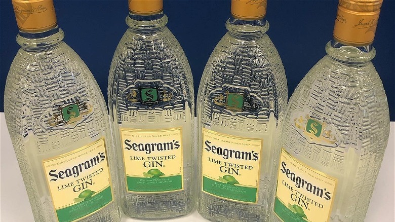 Seagram's Lime Twisted Gin bottle