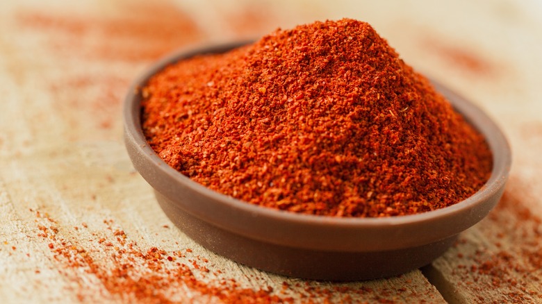 Paprika in a bowl