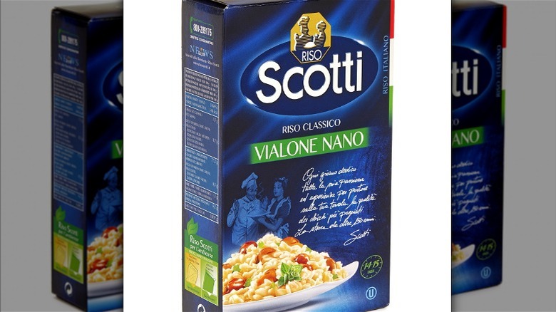 Box of vialone nano rice