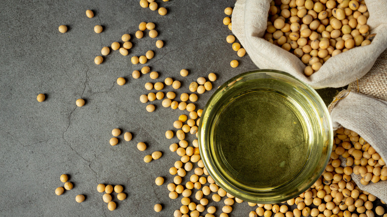 soybeans and soybean oil