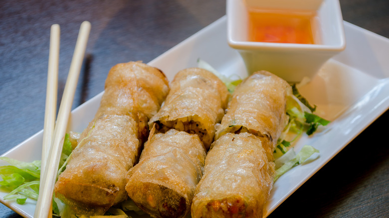 Nuoc Cham with Spring Rolls