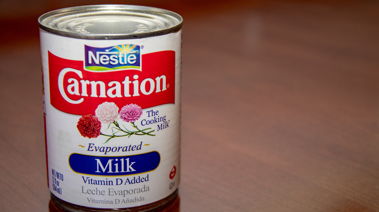 Can of evaporated milk