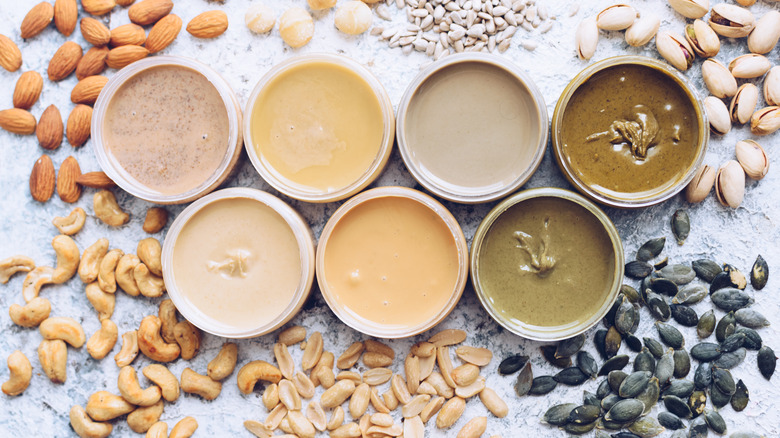 Assorted nut and seed butters