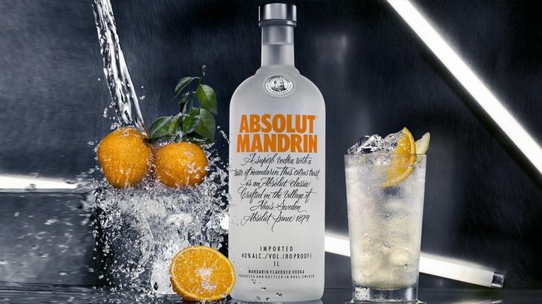Bottle of Absolut Mandrin