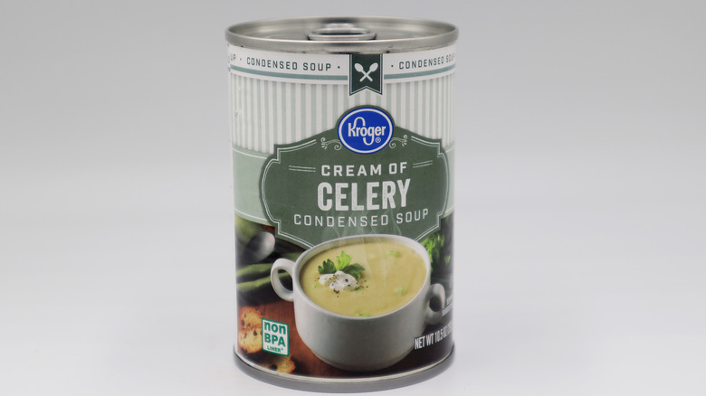 Can of cream of celery soup