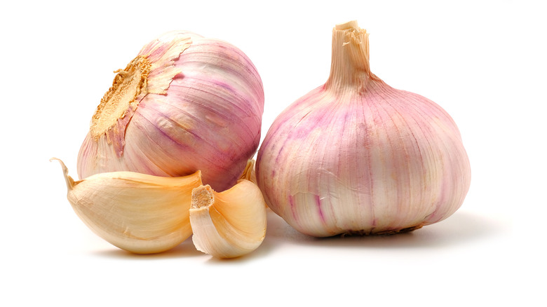 Bulbs of garlic