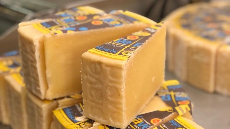 Piave cheese blocks