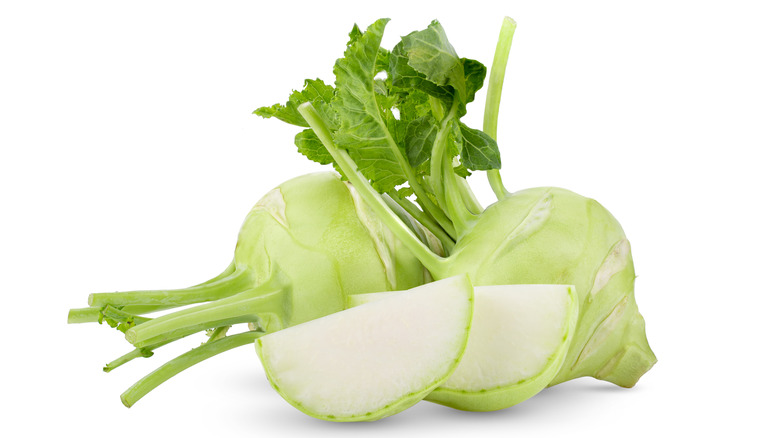 Fresh Kohlrabi Samples