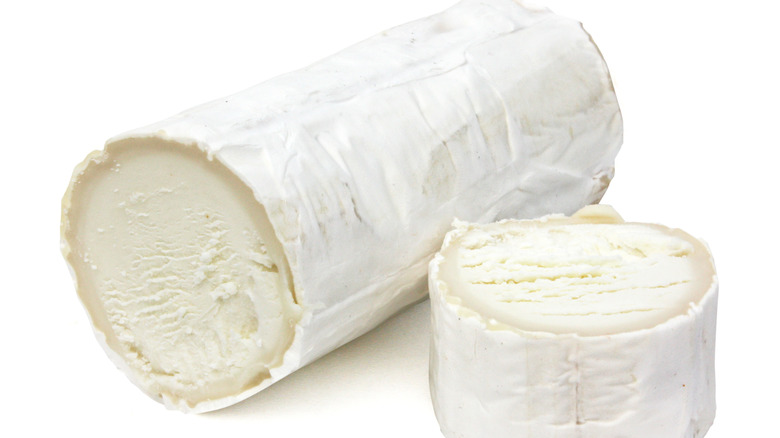 log of goat cheese