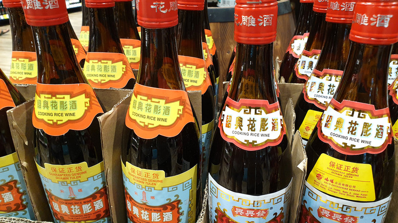 Bottled Chinese cooking wine