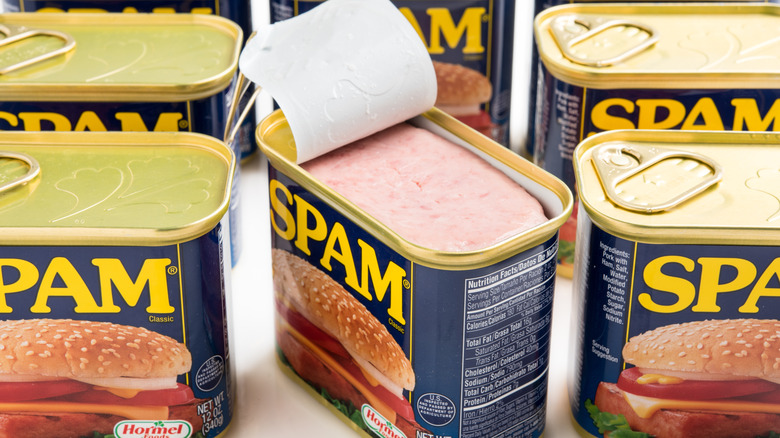 Cans of SPAM