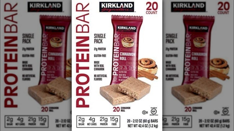 Kirkland cinnamon roll protein bars