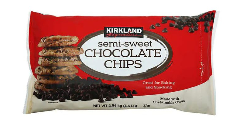 Semi-sweet chocolate chips from Kirkland Signature