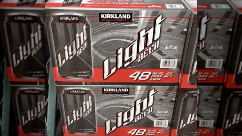 Case of Kirkland Light Beer