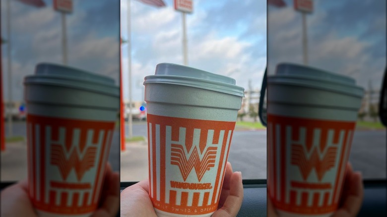 Whataburger coffee cup 