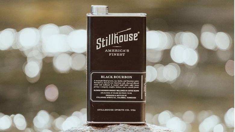 Stillhouse Black Bourbon on display