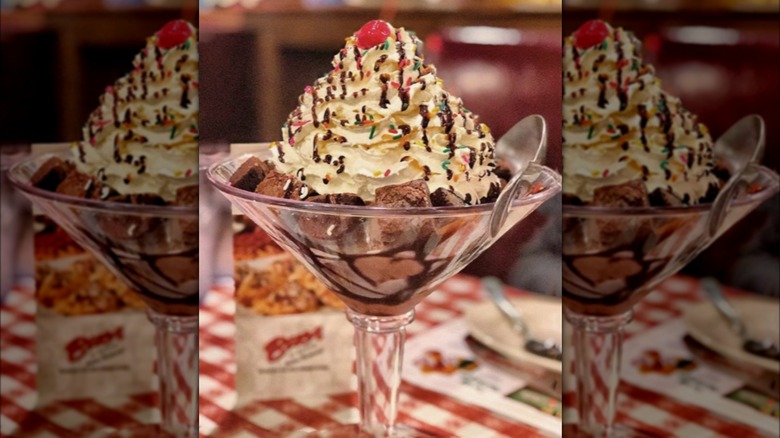 Colossal Brownie Sundae dessert