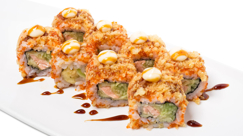 Crunch sushi roll