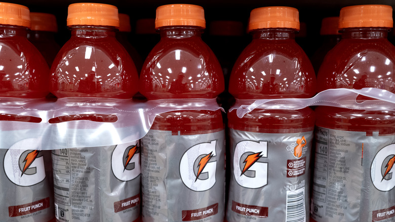 Red Gatorade Bottles