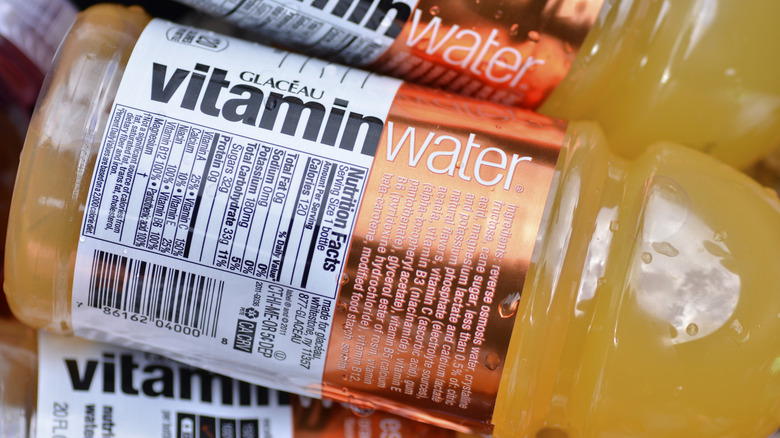 Orange Vitaminwater Close-up