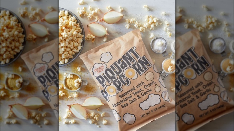 Trader Joe's bag of Piquant Popcorn