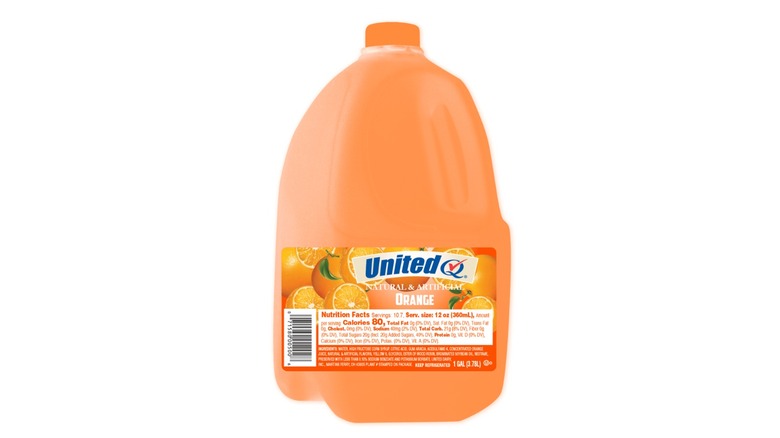 gallon of orange juice