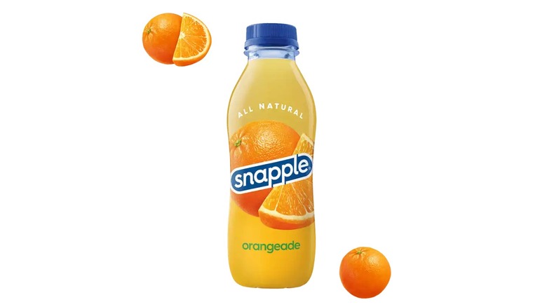 bottle of Snapple Orangeade