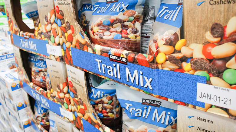 Kirkland trail mix display