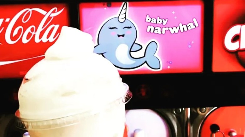 Close up of Baby Narwhal ICEE