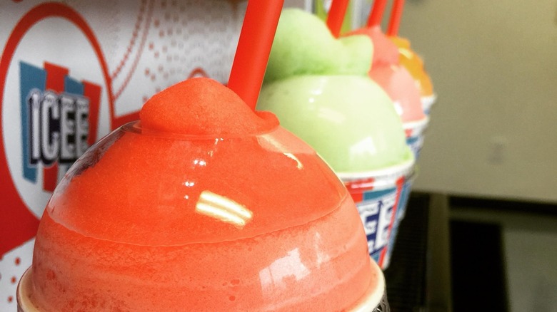 Close up of a row of ICEEs