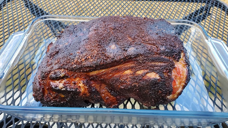 Smoked pork butt