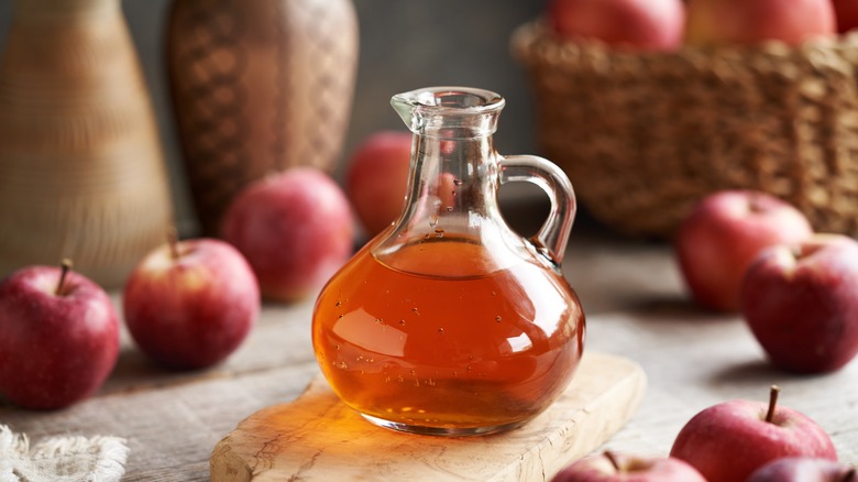 Jug of apple cider vinegar