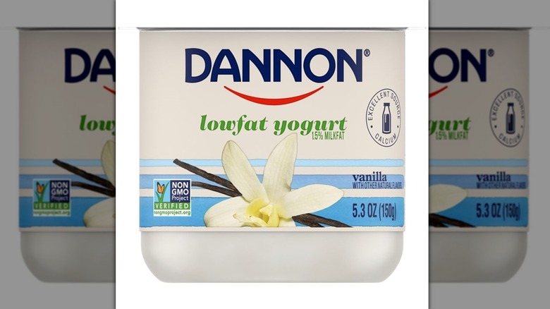 Dannon Low-Fat Vanilla yogurt