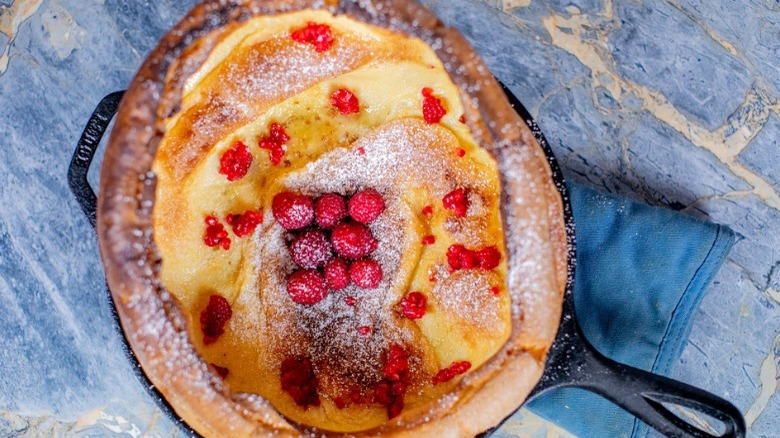 dutch baby in cast iron skillet