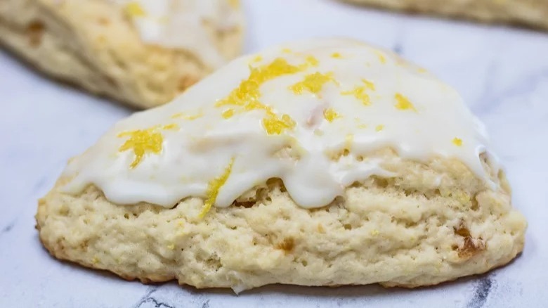 ginger and lemon scone