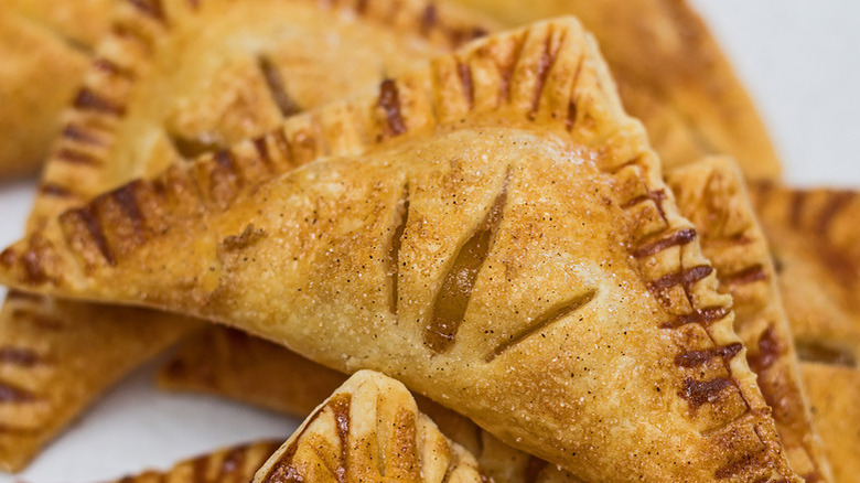 triangular apple hand pies