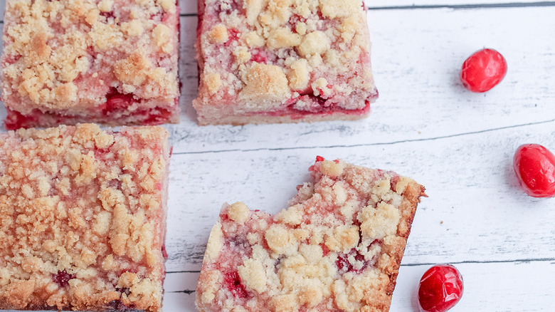 bar cookies with cranberries