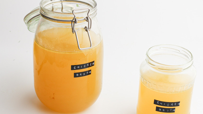 jars of chicken broth