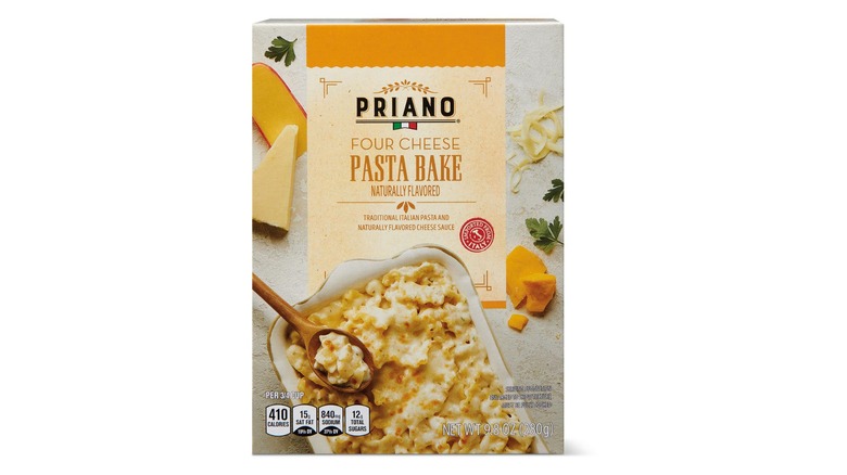 Priano Assorted Pasta Bake available in three flavors at Aldi