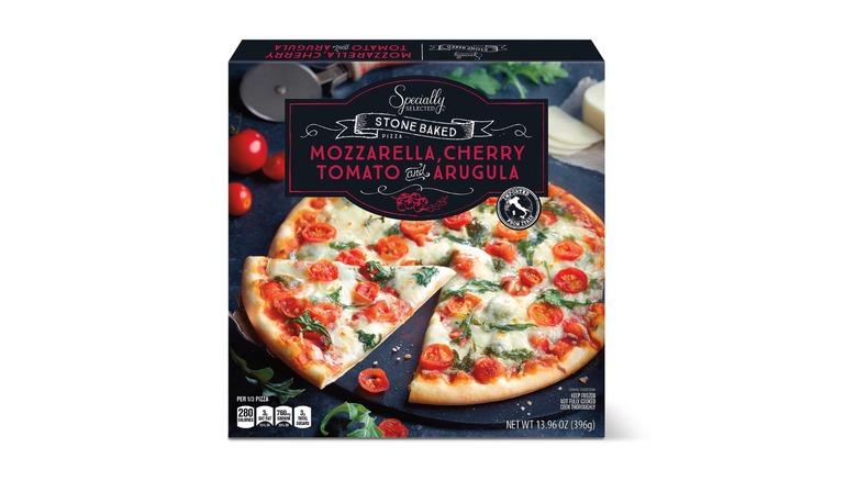 Specially Selected Authentic Italian Pizzas available in two flavors at Aldi