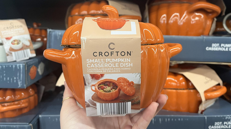 pumpkin casserole dish in Aldi