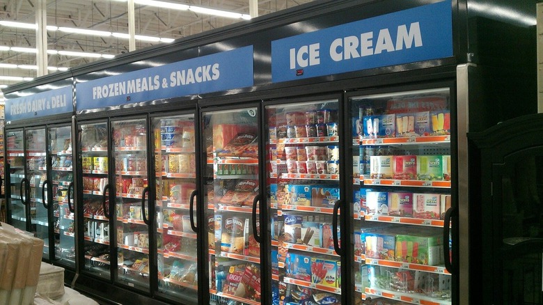 Big Lots freezer section