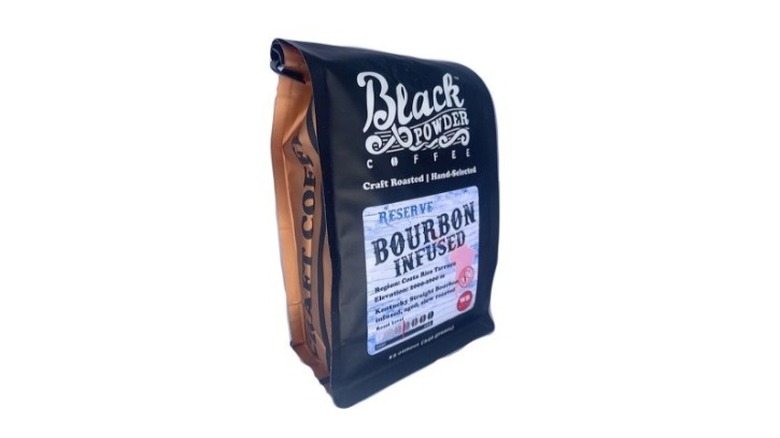 Black Powder Bourbon Infused Coffee