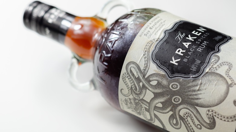 bottle of kraken rum